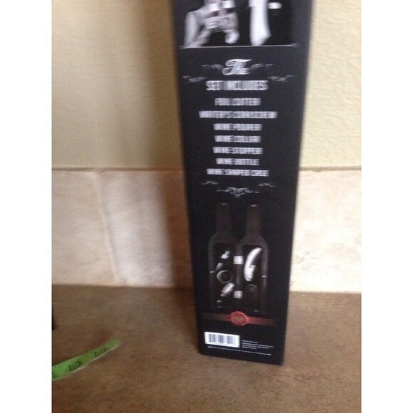 THE ORIGINAL 6 Piece Premium Wine Opener Set Wine Accessories Tool Kit - Picture 8 of 10